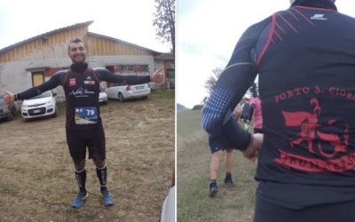 Samuele alla 15 km di Trail di Belforte del Chienti.